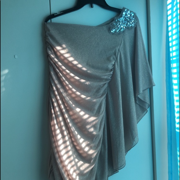 One shoulder formal party dress - Picture 1 of 4